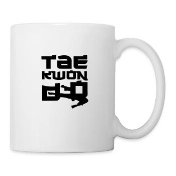 Taekwondo - Tasse - Weiß - Rechts
