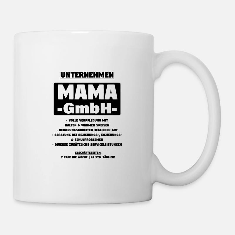 Mama Mutter GmbH Weiss - Tasse - Weiß