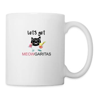 miaou chat margaritas disant cadeau d'été - Mug blanc - blanc - Droite