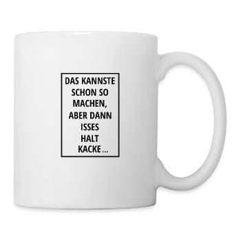 LE MEILLEUR PEUT LE FAIRE MAIS PUIS ARRÊTER - Mug blanc - blanc - Droite
