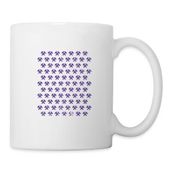 Erzgebirge marteau - Mug blanc - blanc - Droite