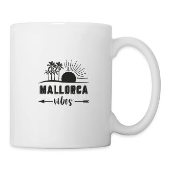 Palm on Majorca holiday malt saying gift - Mug - white - Right