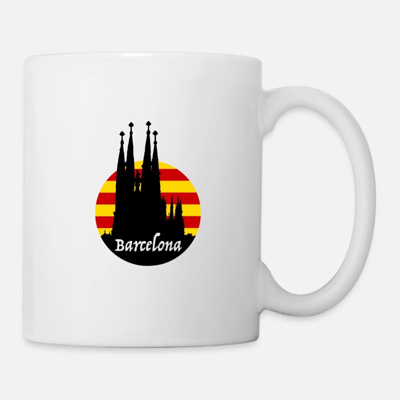 Barcelona - Mug blanc - blanc
