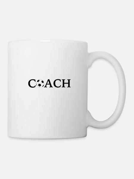 Coach Fussball Trainer - Tasse - Weiß