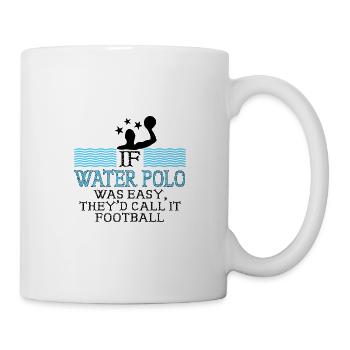 Water Sports Water Polo Man - Mug - white - Right