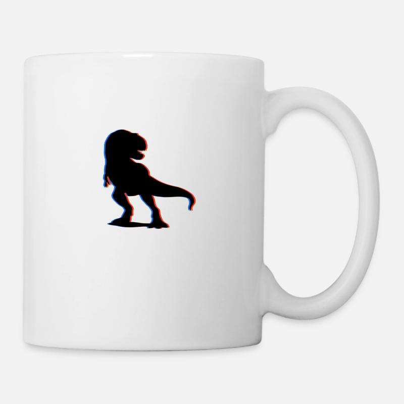 Dino in 3D - Mug - white