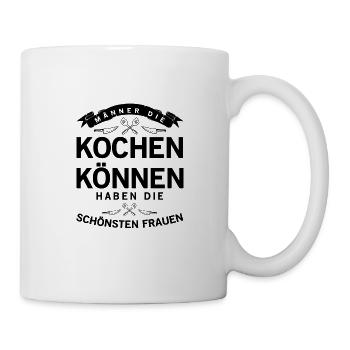 Chemise de chef · Peut cuisiner · Cadeau - Mug blanc - blanc - Droite
