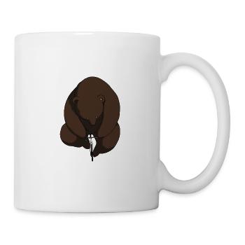 Riding Bear - Tasse - Weiß - Rechts