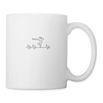 Handstand Heartbeat T-Shirt for Gymnastics Fans - Mug - white - Right