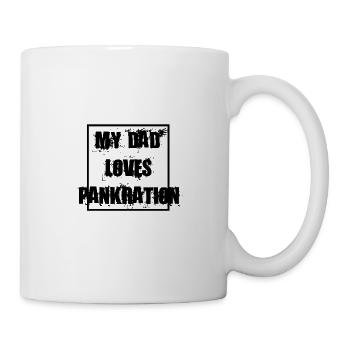 My father loves pancake - Mug - white - Right