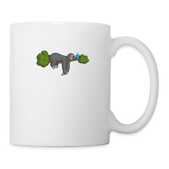 Sloth chills coffee cup gift - Mug - white - Right