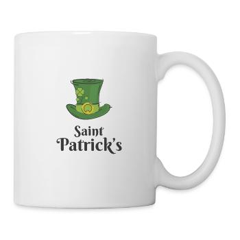 St. Patricks - Shamrock - Tasse - Weiß - Rechts