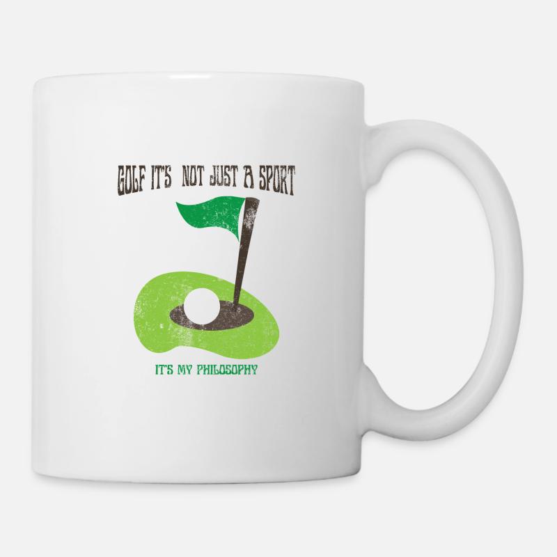 Golf retro saying love - Mug - white