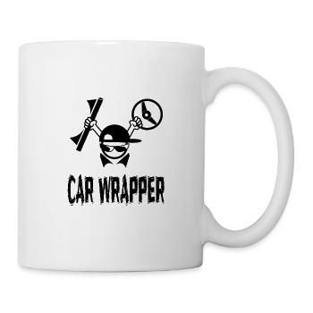 Car Wrapping Folierer Werbetechniker Arbeit Job - Tasse - Weiß - Rechts