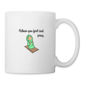 Islam Quran Sure Quote Allah Prayer Muslim Gift - Mug - white - Right