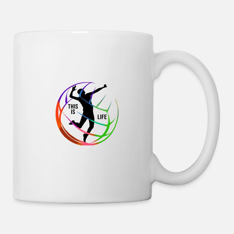 Volleyball - Tasse - Weiß