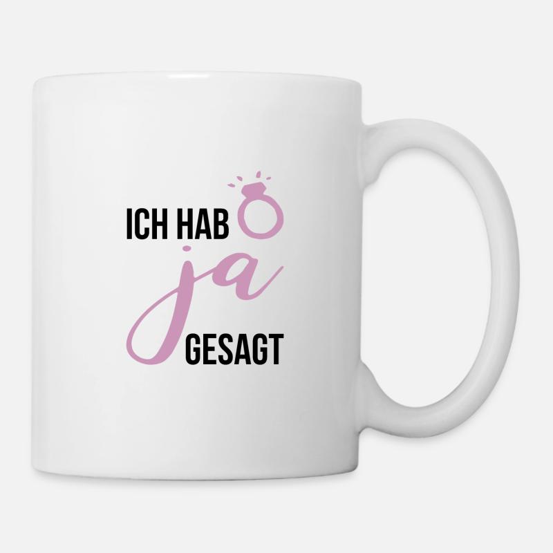 Hochzeit Braut Team Geschenk Junggesellenabschied - Tasse - Weiß