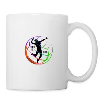 C'est la vie - Volleyball - Mug blanc - blanc - Droite
