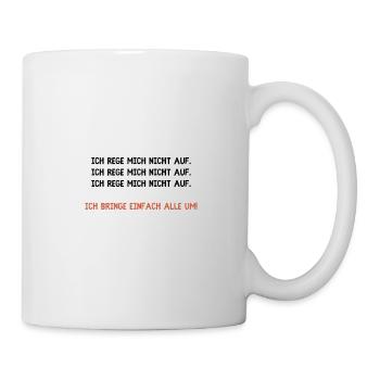 Büro Lustige Witzige Sprüche Humor Arbeit Job Chef - Tasse - Weiß - Rechts