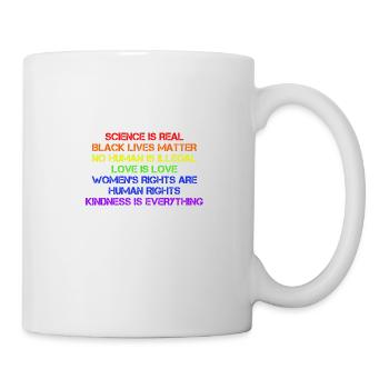 La science est réelle - LGBT - Mug blanc - blanc - Droite