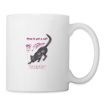 Chemise de chat · Cadeau mignon pour animaux de compagnie - Mug blanc - blanc - Droite