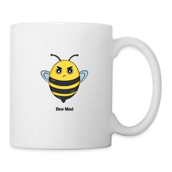 sauver les abeilles - bee mad méchant miel bourdon - Mug blanc - blanc - Droite