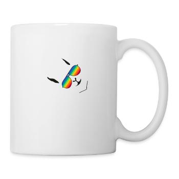 Lama Alpaka OwnZ WHITE RAINBOW PILLAR - Mug - white - Right