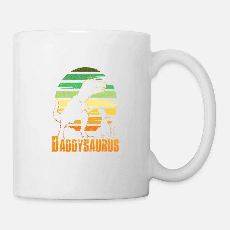 DADDYSAURUS Rex Vater - Tasse - Weiß