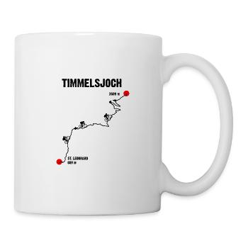 Passo del Rombo Timmelsjoch Alpine Pass - Mug - white - Right