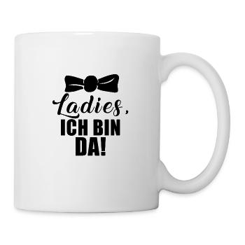 Daddy Baby Ladies, I'm here! - Mug - white - Right