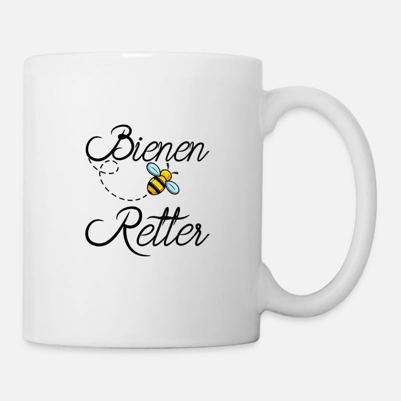 Rettet die Bienen - Tasse - Weiß
