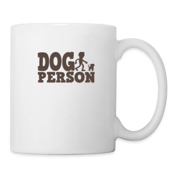 T-shirt Motif cadeau pour chien, type humain - Mug blanc - blanc - Droite
