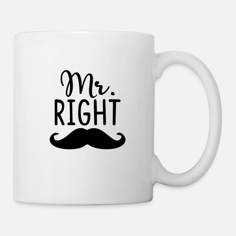 Mr. Right - Mug - white