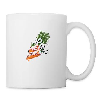 Kein Fleisch ATHLETE Vegan - Tasse - Weiß - Rechts