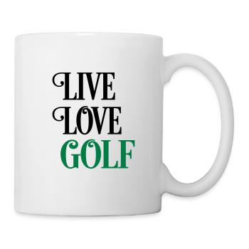 Golf - Tasse - Weiß - Rechts