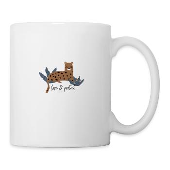 Love & protect Protect our planet gift - Mug - white - Right