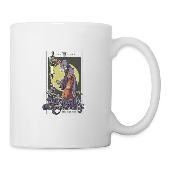 Tarot Carte Ermite Eremit Hermit Occulte - Mug blanc - blanc - Droite