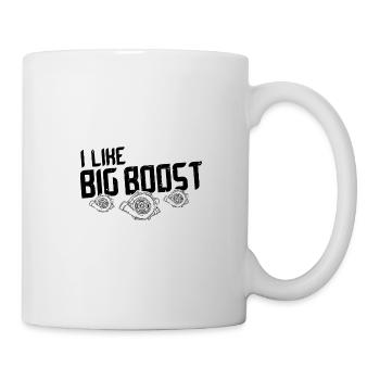 J'aime Big Boost! Seins Turbocompresseur Turbocharged - Mug blanc - blanc - Droite
