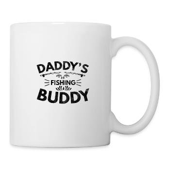 Superdad Superpapa Held Papa Vater Spruch Angeln - Tasse - Weiß - Rechts