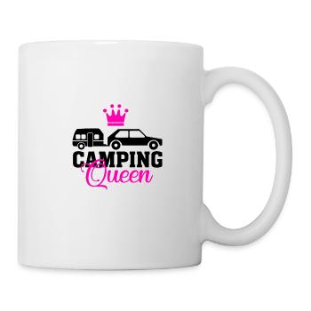 Camping Queen Caravan Camping Camper Gift - Mug - white - Right