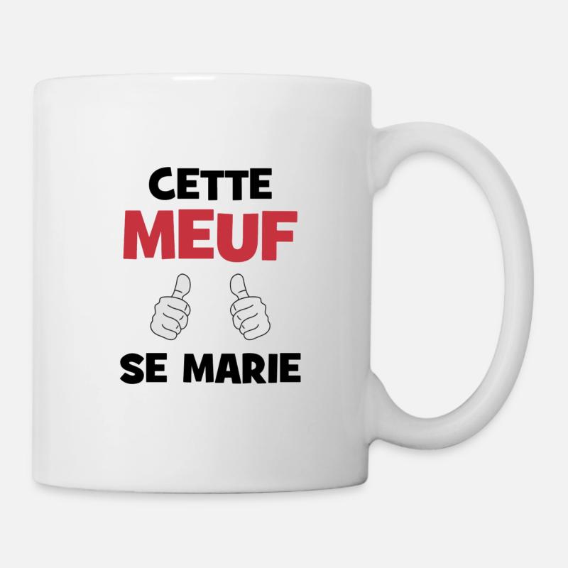 Diese Braut heiratet. - Tasse - Weiß