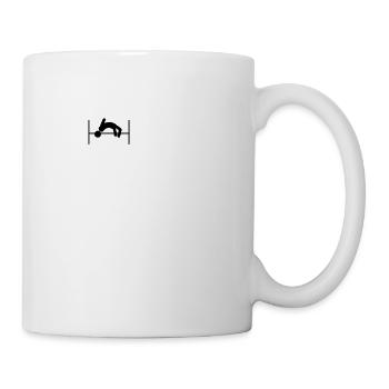 saut en hauteur - Mug blanc - blanc - Droite