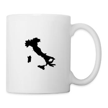 Reckoned Funny Italy Boots Map Map Trend - Mug - white - Right