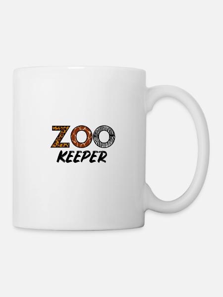 Gardien de zoo Parc animalier Parc animalier Parc animalier - Mug blanc - blanc