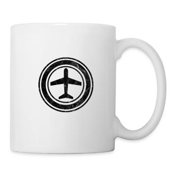Modellbau Modellflug Hobby RC Flugzeug Jet Pilot - Tasse - Weiß - Rechts