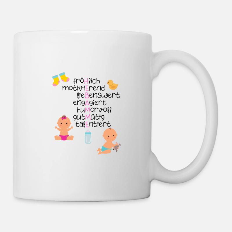 Superheldin Hebamme - Tasse - Weiß