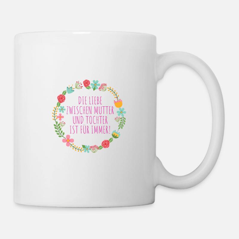 Mère fille Amour - Mug blanc - blanc