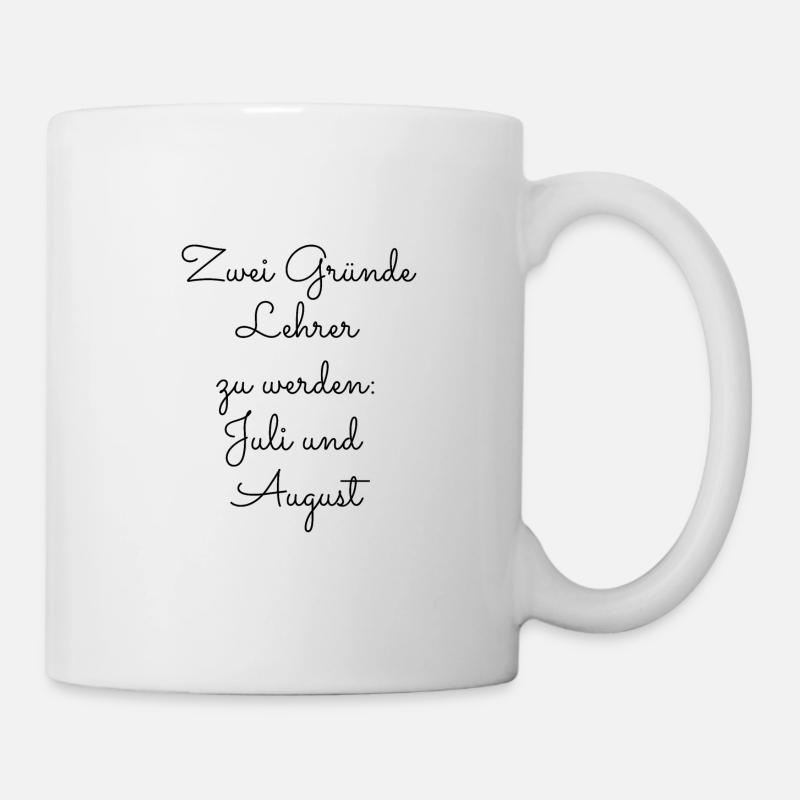 Lehrer Geschenkidee - Tasse - Weiß