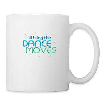 J'apporterai la danse bouge Funny Party Dancing - Mug blanc - blanc - Droite