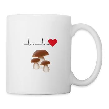 Porcini Mushrooms pick mushroom picker mushroom - Mug - white - Right